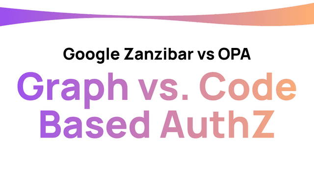 Google Zanzibar vs OPA - Graph vs. Code Based Authorization